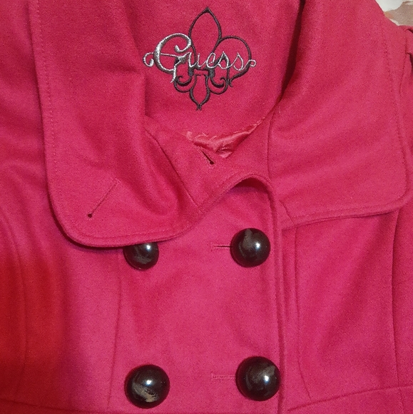 Guess Small Pink Peacoat - Picture 3 of 5